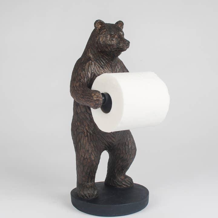 Portarrollos de papel higiénico Bear para venta al por mayor de Originals International Ltd