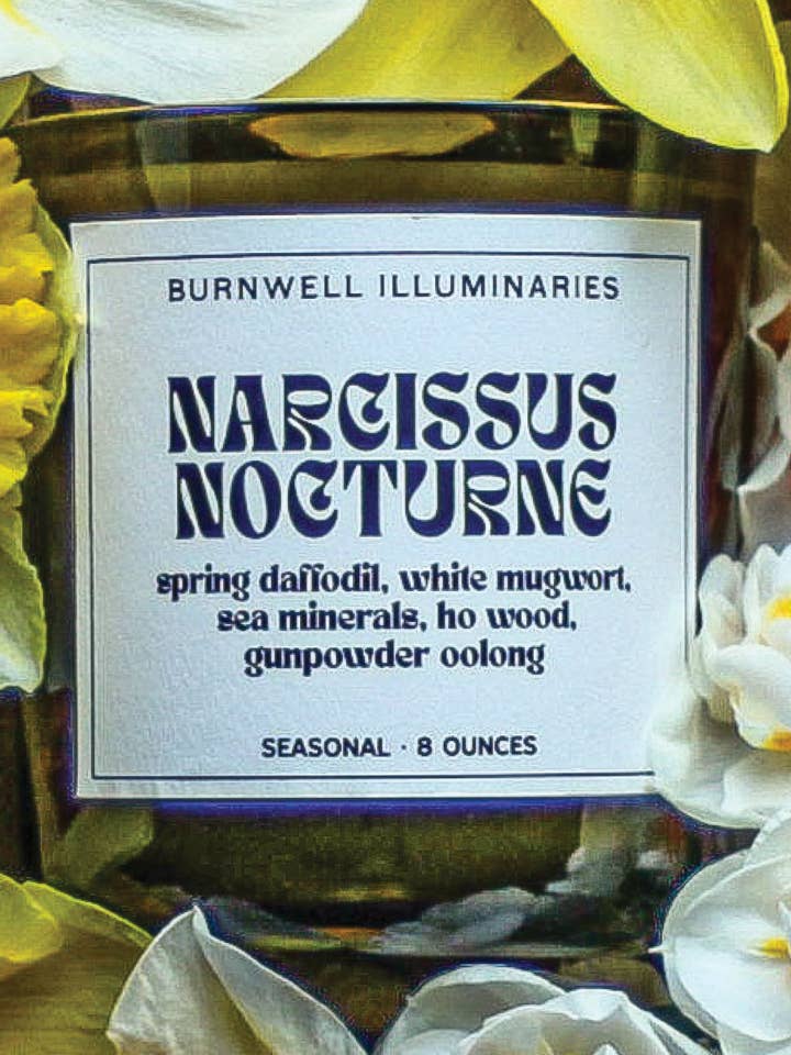 NARCISSUS NOCTURNE - BURNWELL CANDLE for wholesale by Barnaby Black