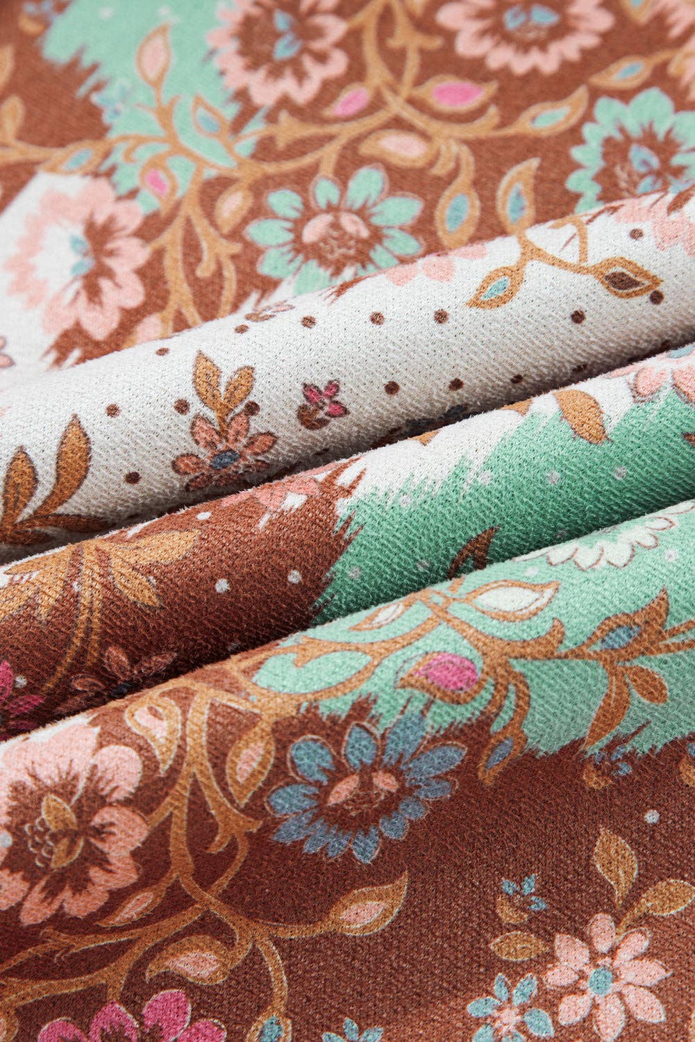 FASHION BLVD - Wholesale Jacket - Women's - FB Floral Sherpa Lined Open Front Hooded Jacket12