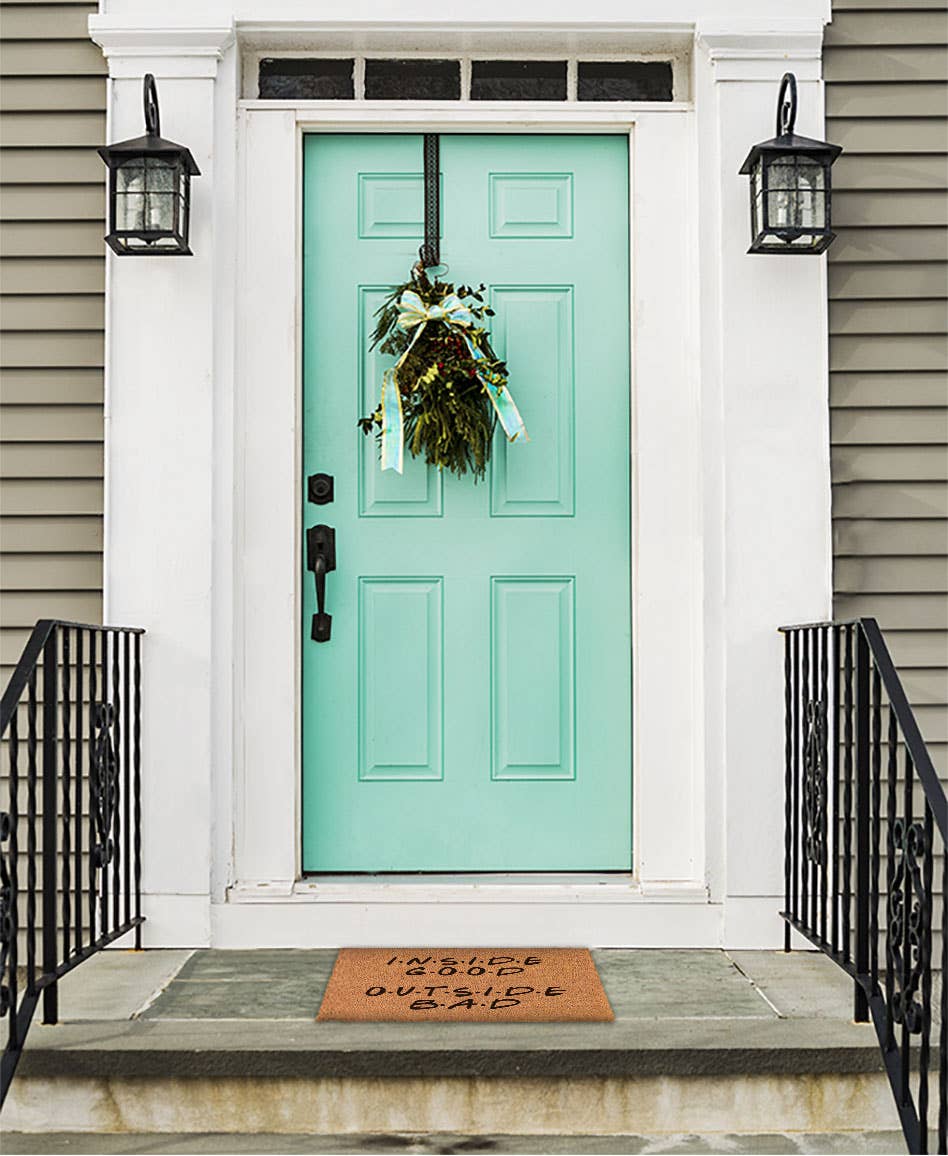 Aces and O's - Wholesale Door Mat - Inside Good...Outside Bad Doormat1