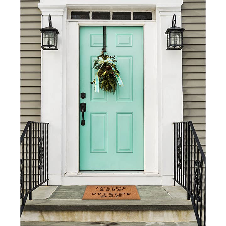 Aces and O's - Wholesale Door Mat - Inside Good...Outside Bad Doormat1