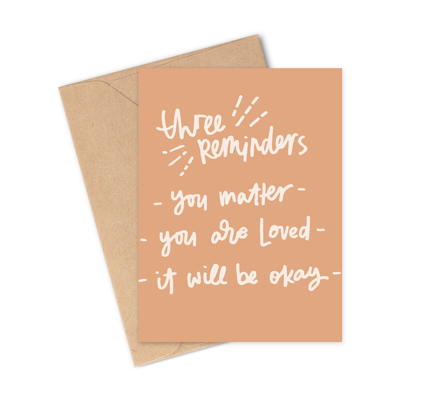 Two Brides Presents - Wholesale Love Card - 3 EMPOWERMENT REMINDERS Greeting Card1