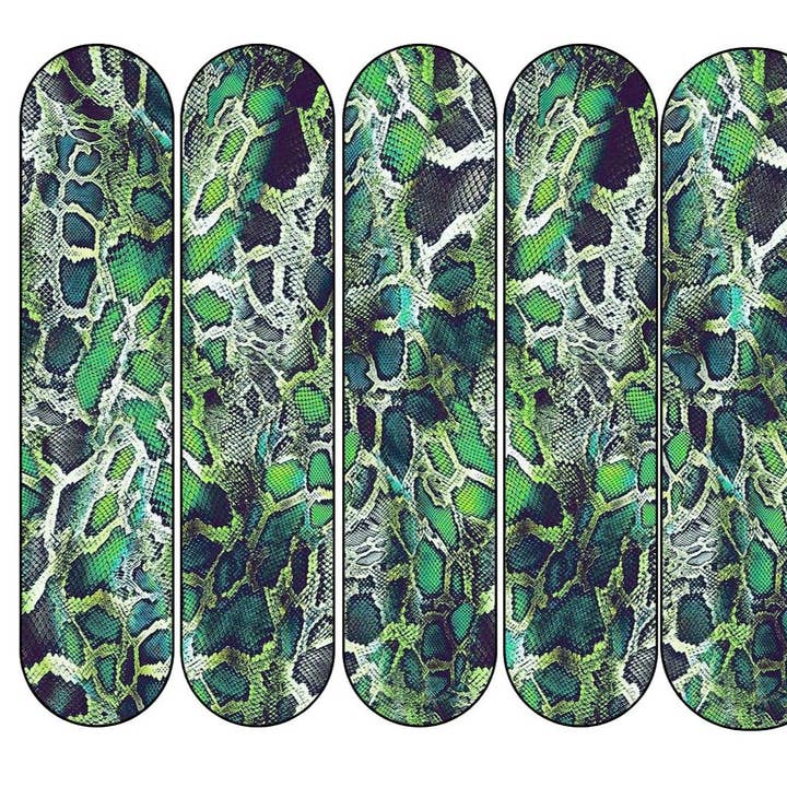 XLong Neon Snake Decals for wholesale by DIPPY COW NAILS