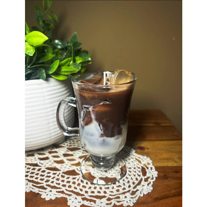 Val Viola Candles - Wholesale Jar/Filled Candle - Iced Latte Coffee Candle | Gel and Soy Wax3