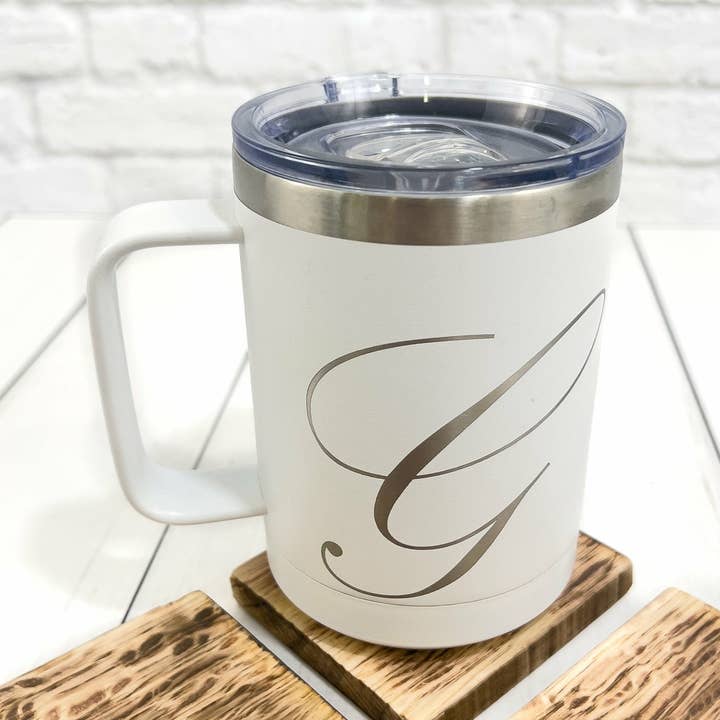 Custom Engraved Insulated 14oz Mug for wholesale by Engraved Elegance LLC