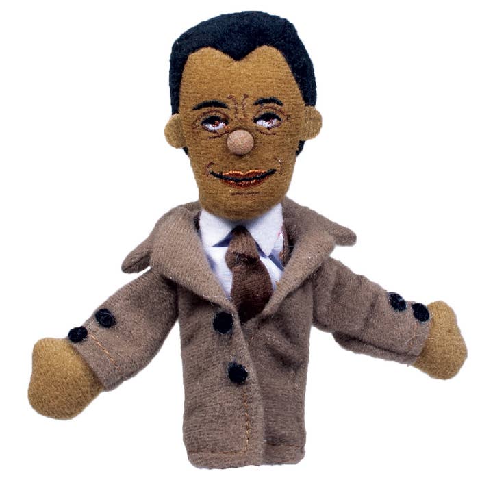 James Baldwin Finger Puppet for wholesale by Unemployed Philosophers Guild