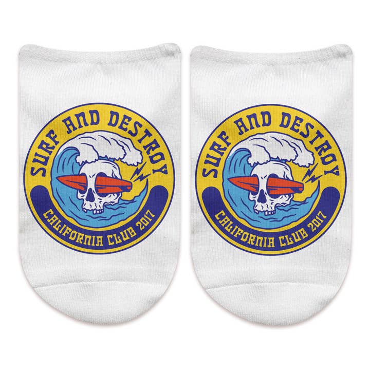 Sockprints - Wholesale Socks - Unisex - Your Design Goes Here - Custom Printed Cotton No Show Socks4