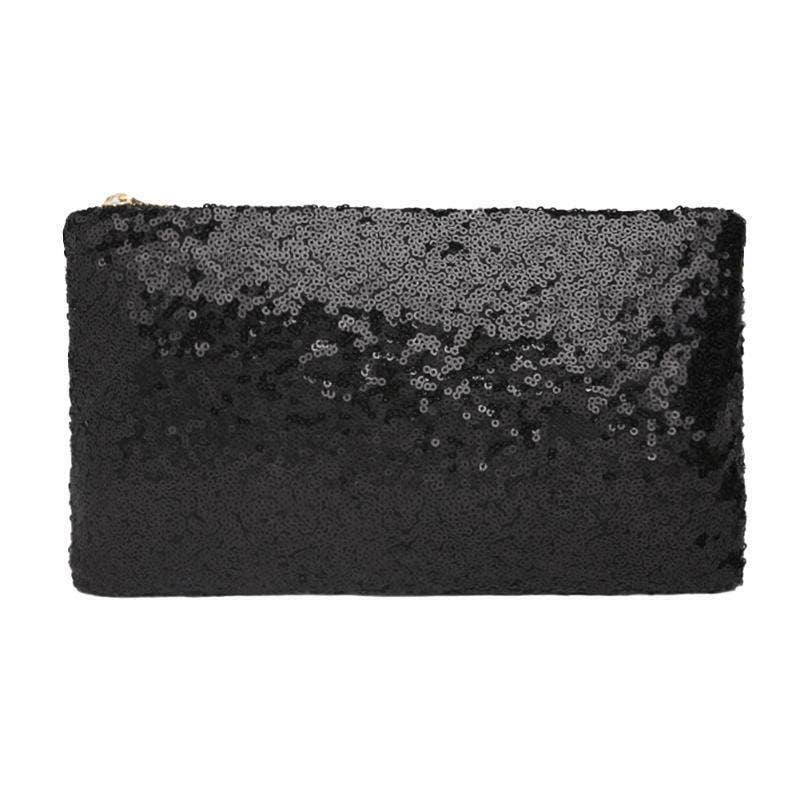 My Wholesale Warehouse - Wholesale Make-up tas/toilettas - Glamza opvallende handtas en make-uptasje met pailletten0