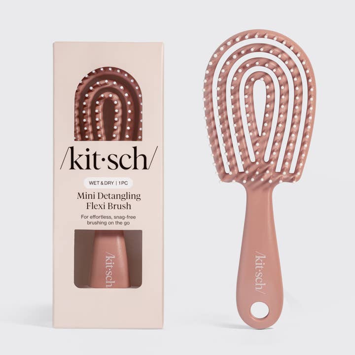Mini Terracotta Detangling Flexi Brush for wholesale by KITSCH