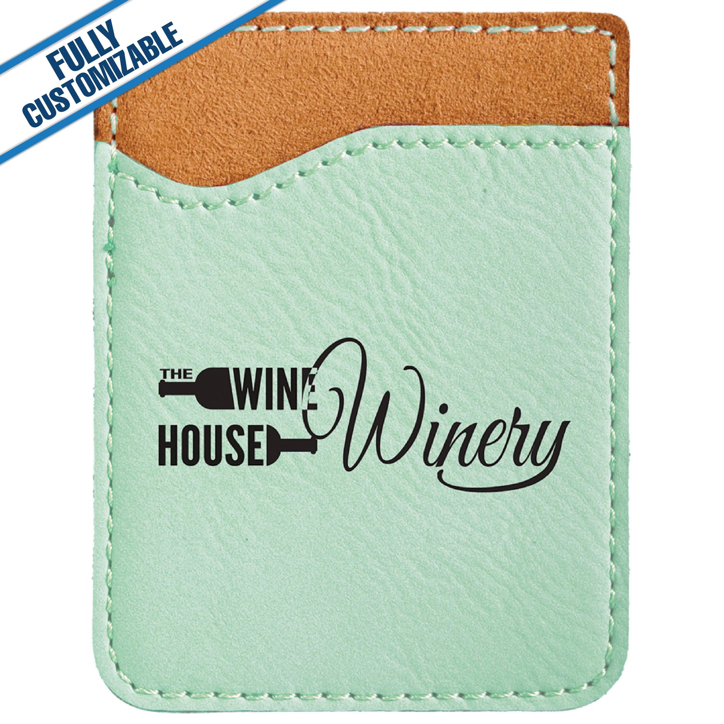 GiftWorksPlus - Wholesale Phone Wallet - Unisex - Leatherette Phone Wallet - Fully Customizable8
