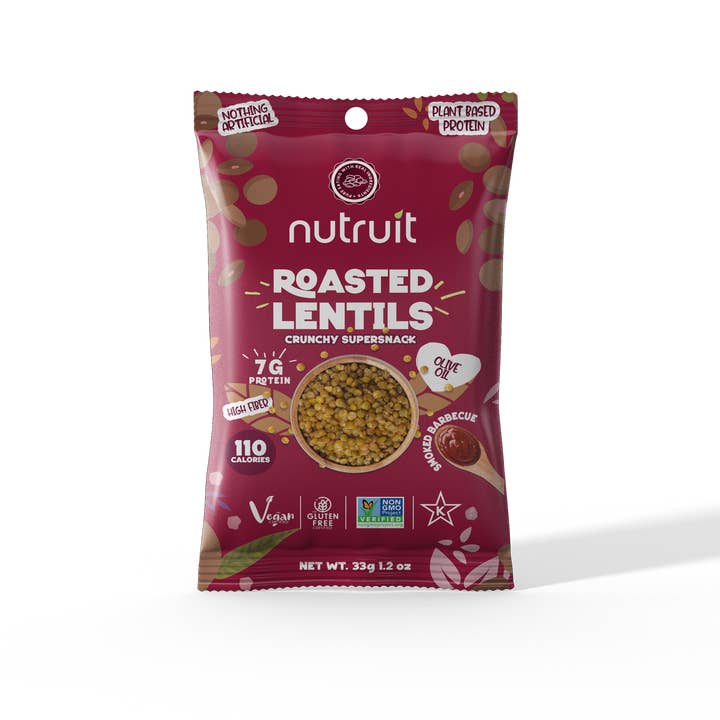 nutruit - Wholesale Nuts - Nutruit Roasted Lentil Snacks (Smoked Barbecue)