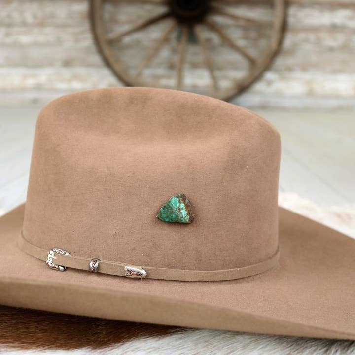 Willow Lane Hat Co. - Wholesale Hat Accessory - Women's - Natural Turquoise Hat Pin2