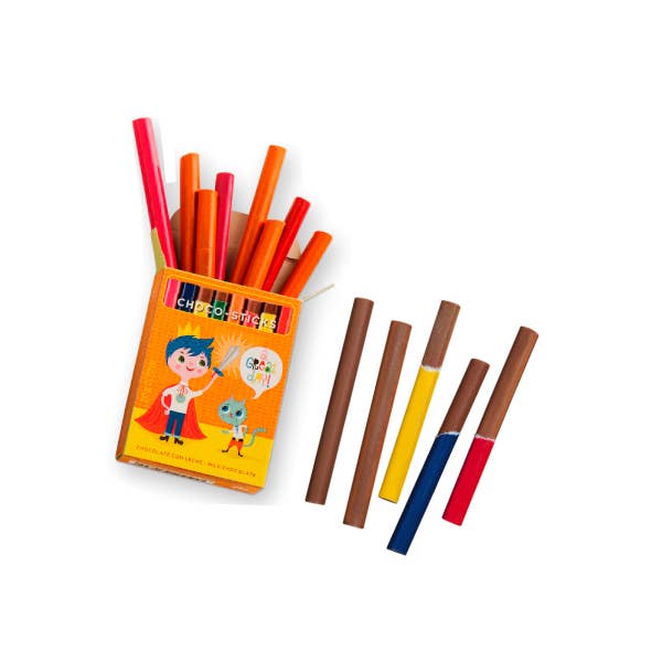 ADG Diffusion - Wholesale Chocolate - BOX OF 8 CHOCOLATE PENCILS - Box of 45 boxes4