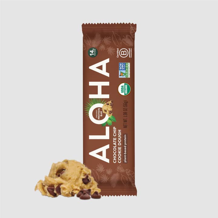 Chocolate Chip Cookie Dough Protein Bar for wholesale by Aloha