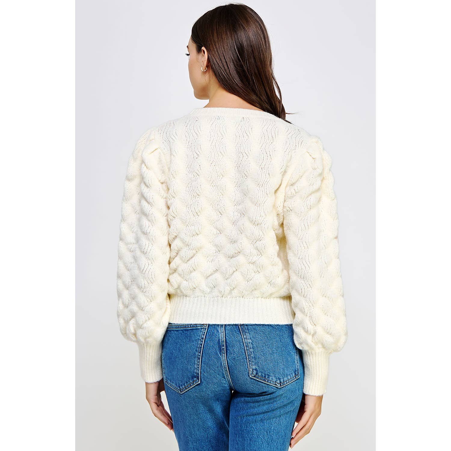 Strut & Bolt - Vendita all'ingrosso Maglione tricot - Donna - Maglione in maglia spessa a onde testurizzate13