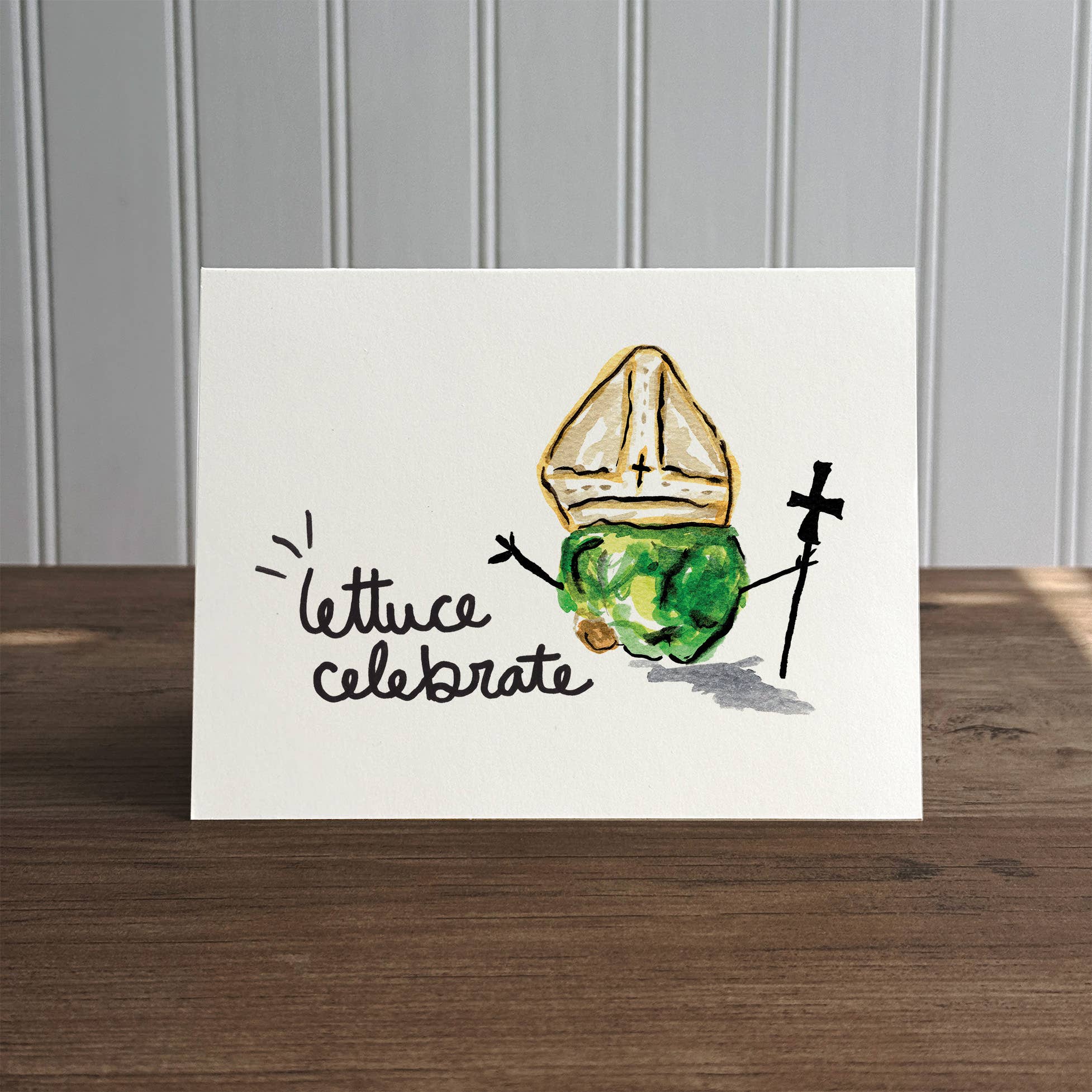 Tiffani Evans Creates - Wholesale Everyday Greeting Card - Lettuce Celebrate Greeting Card