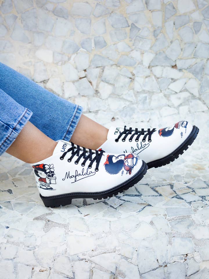 Bottines de Mafalda et nature pour la vente par Mumka