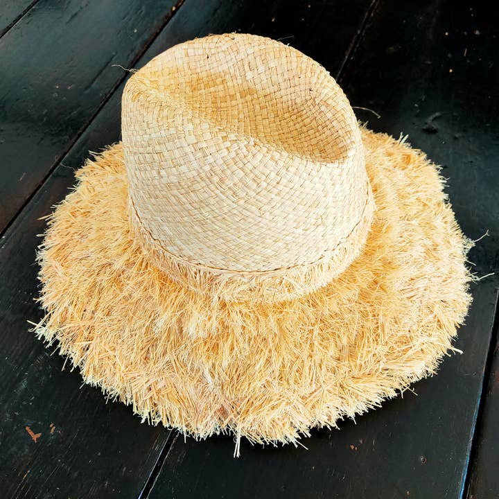 Stråhatt med fransar för wholesale av Rame