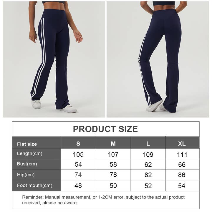 Sodalemon – Großhandel Sporthose – Damen – Sodalemon Yoga-Hose mit Farbkombination und Figur betonendem, ausgestelltem Bein1