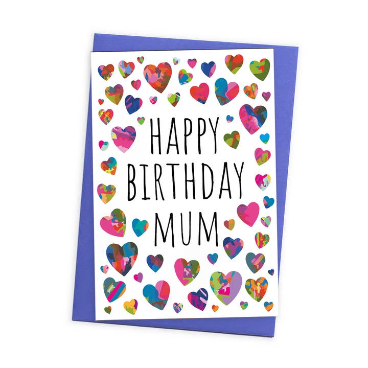 Mum Birthday Card With Coloured Envelope - Fast Dispatch for wholesale by size3art