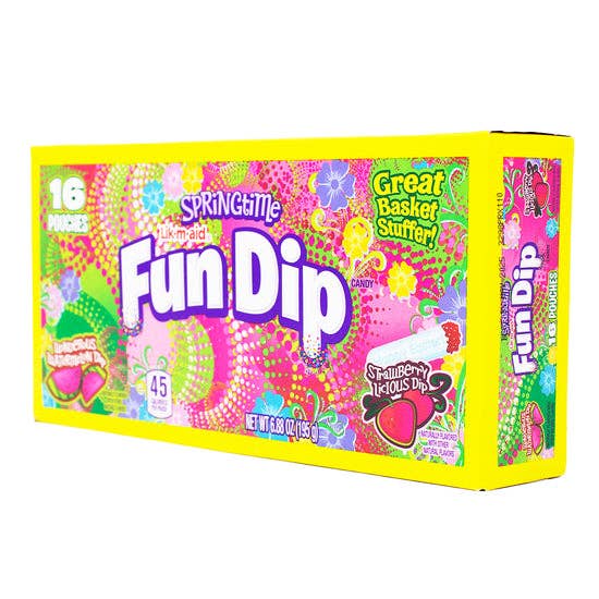I Got Your Candy - Wholesale Hard Candy - Fun Dip Springtime Watermelon /Strawberry - 16ct