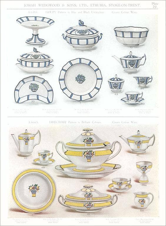 Found Image Press - Wholesale Magnet - Magnet FO-229 Wedgwood Etruria Ceramics0