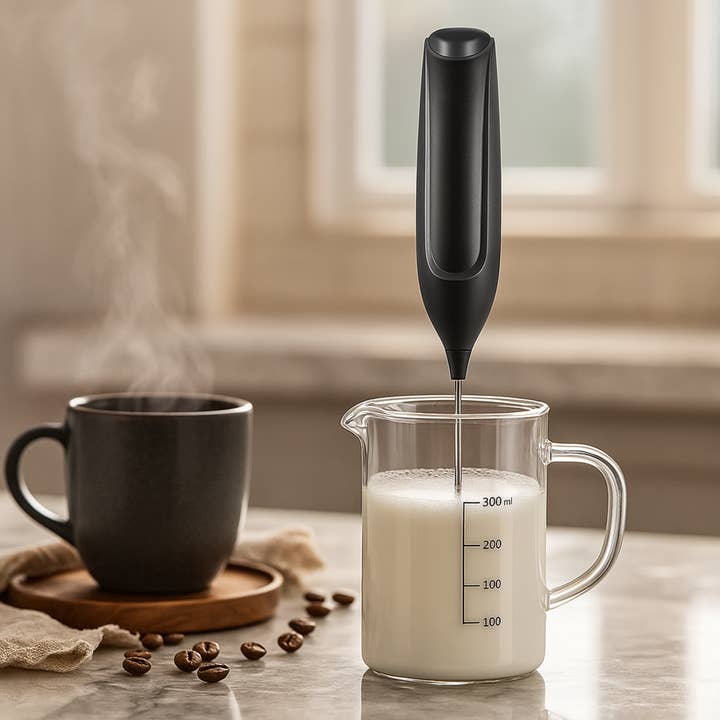 Milk Frother, Handheld - Black for wholesale on Faire4