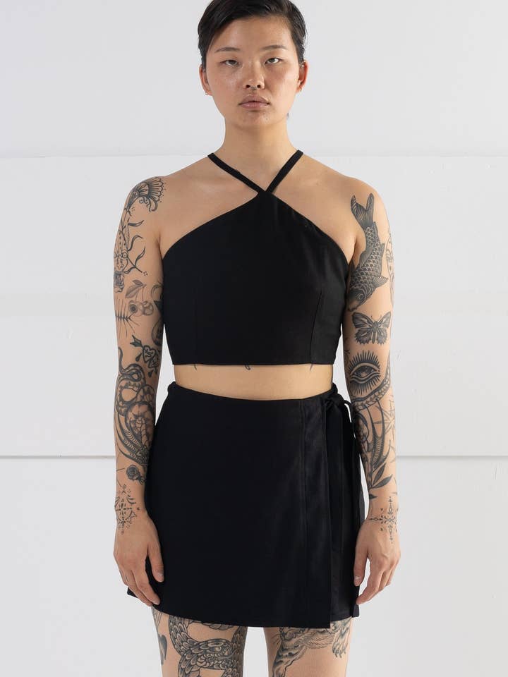 SIMBI HALTER TOP for wholesale by Mercy House Studio