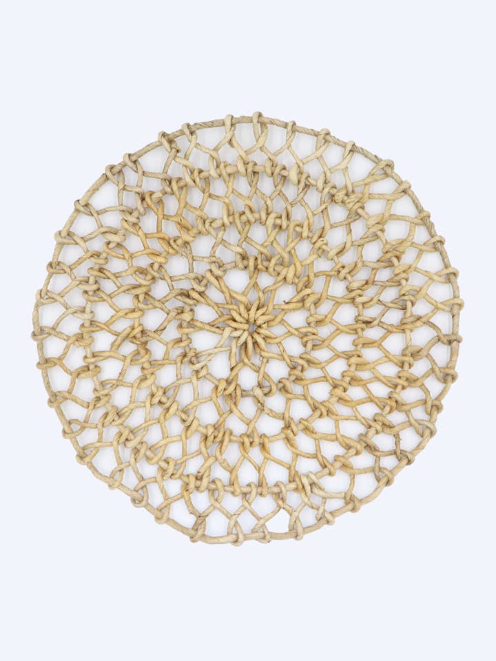 Petaluma Abaca Round Placemat for wholesale by Cantiq Living