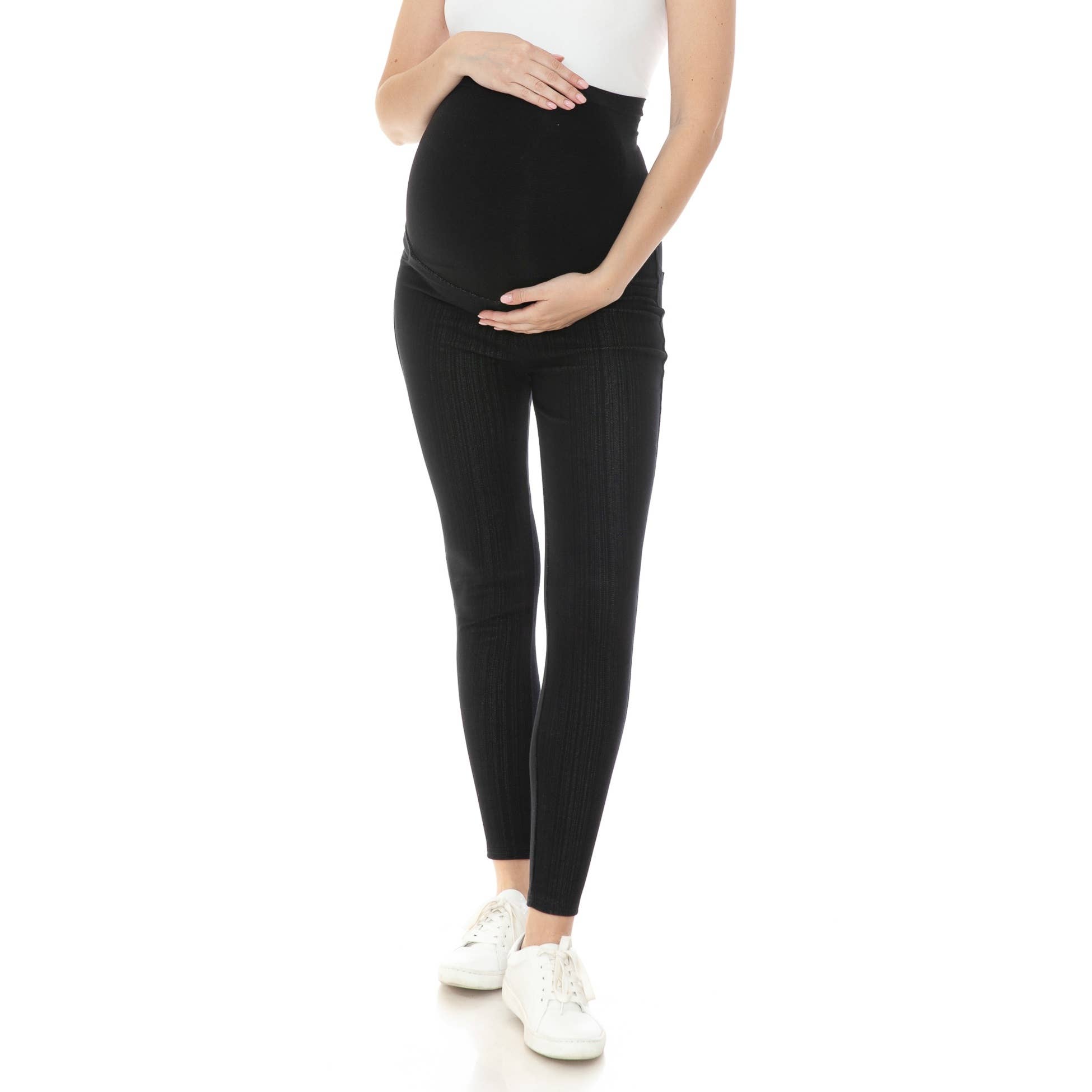 Leggings Depot - Vendita all'ingrosso Pantaloni - Premaman - Jeggings premaman con cintura elastica3
