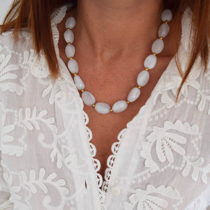 Manacreations - Wholesale Beaded/Pearl Necklace - Auria Necklace7