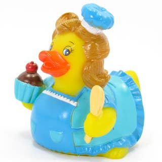 Ducks in the Window - Vente Jouet pour le bain – bébé - Canard en caoutchouc Baker (bleu) 2