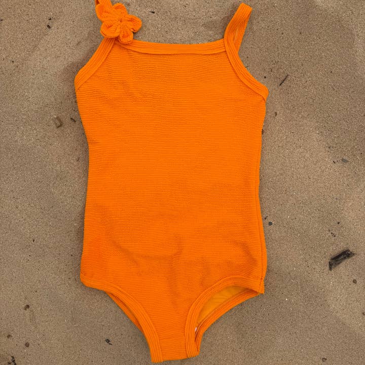 Anchor & Arrow - Wholesale One Piece Swimsuit - Kids - Florence One Piece | Orange Crinkle7