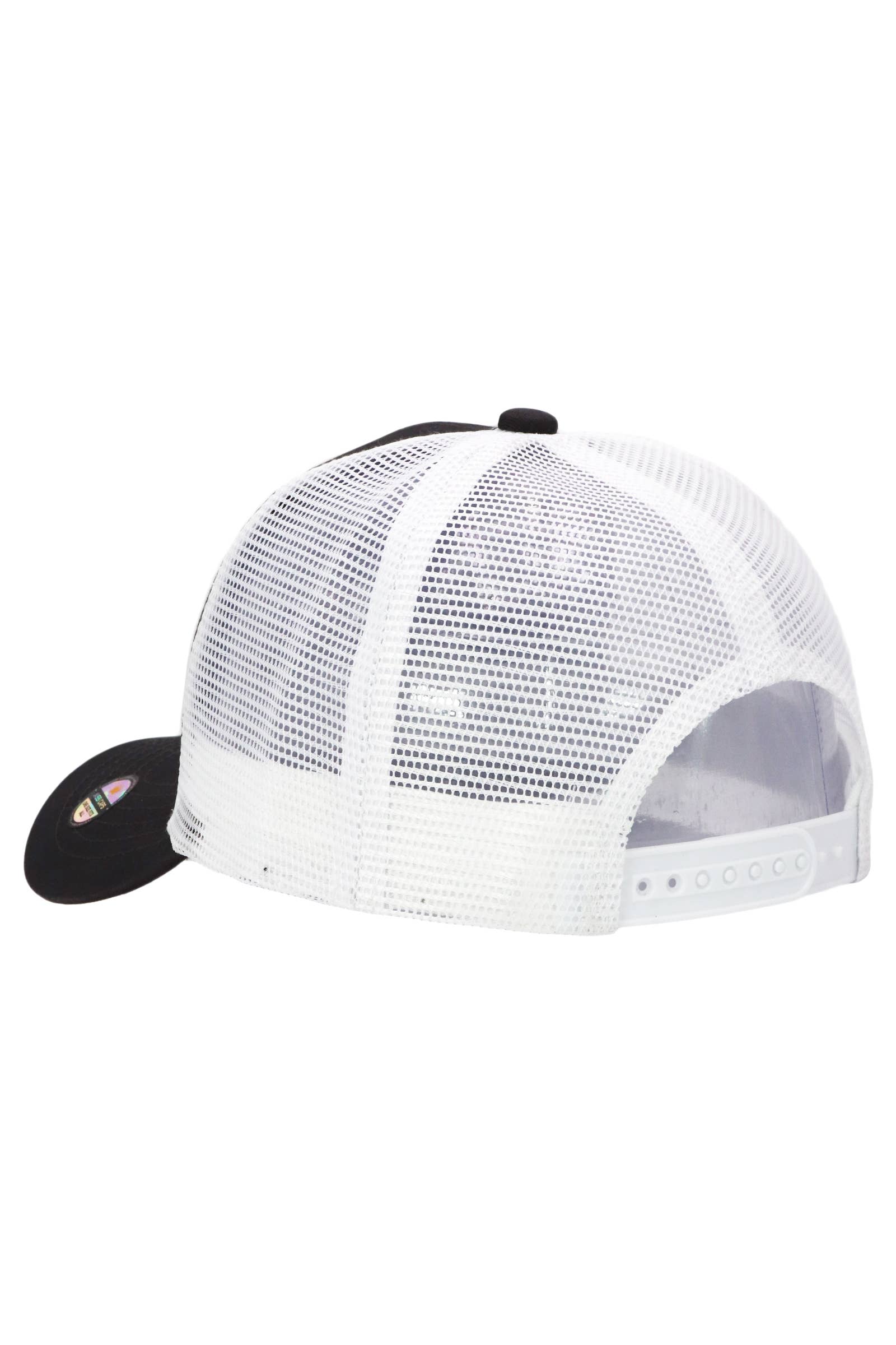 Cap Zone – Großhandel Trucker-Cap – Unisex – Zweifarbige Nylon-Polyester-Strukturierte Sechs-Panel-Trucker-Kappe8