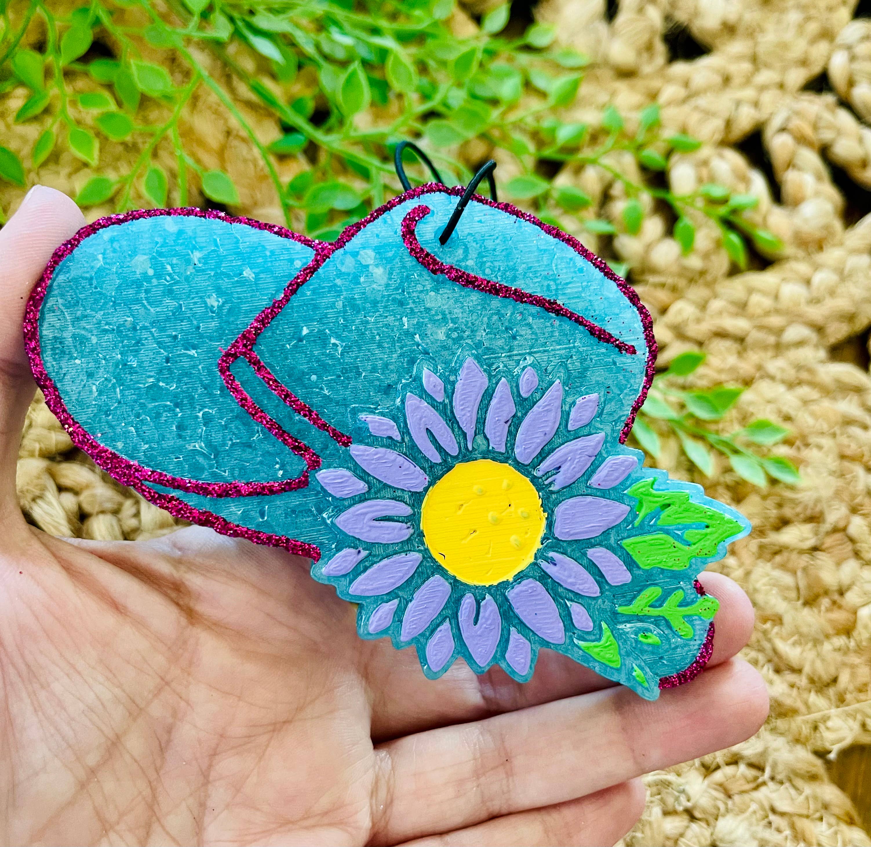 Stay Fresh’ies Air Fresheners – wholesale Car Freshener - Women’s – Flower Cowgirl Hat Car Freshie 4