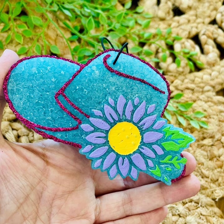 Stay Fresh’ies Air Fresheners - Wholesale Car Freshener - Women's - Flower Cowgirl Hat Car Freshie 4
