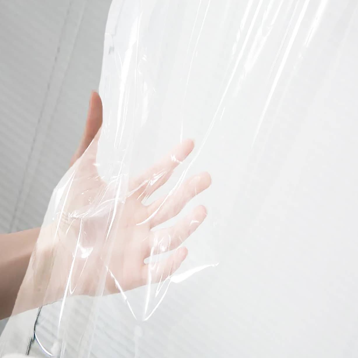 home mart goods - Wholesale Shower Curtain - Clear PEVA Shower Curtain Liner Waterproof (70" x 70")9