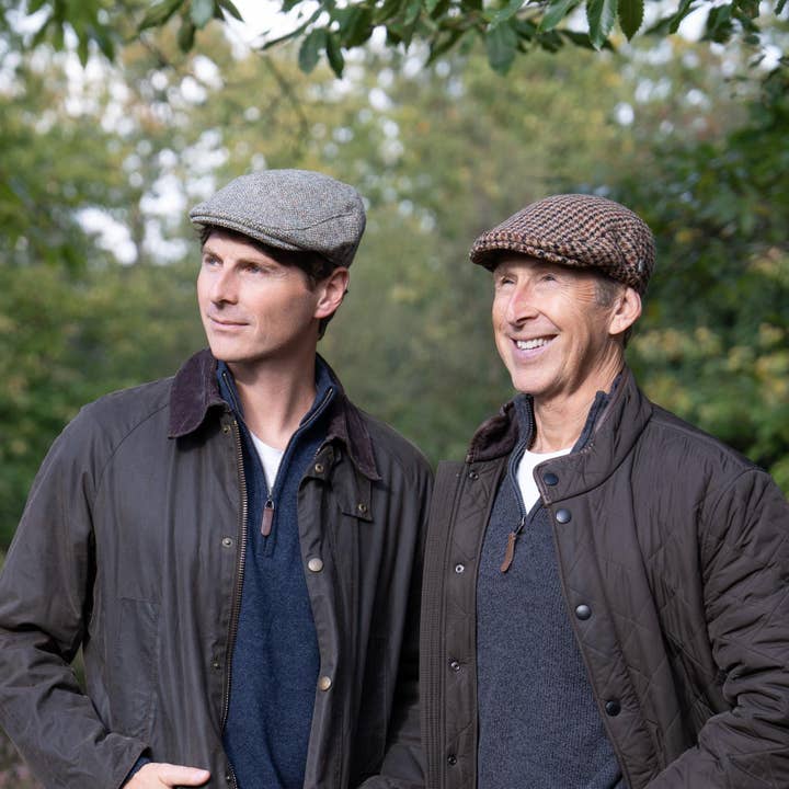 Heather Hats & Accessories - Wholesale Flatcap - Men's - Highland Harris Tweed Flat Cap ZH0146