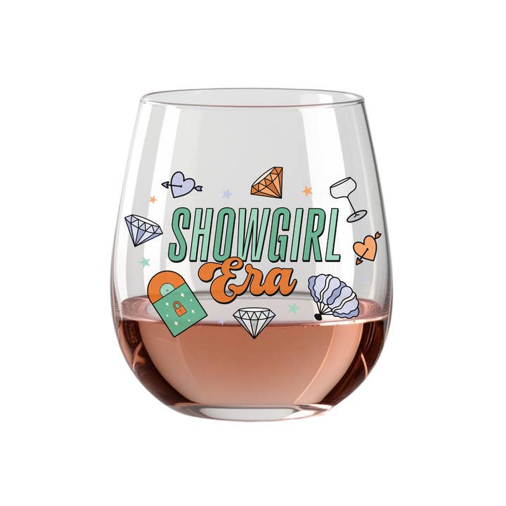 Showgirl Era Wine Glass for wholesale by Nearly June Design Co