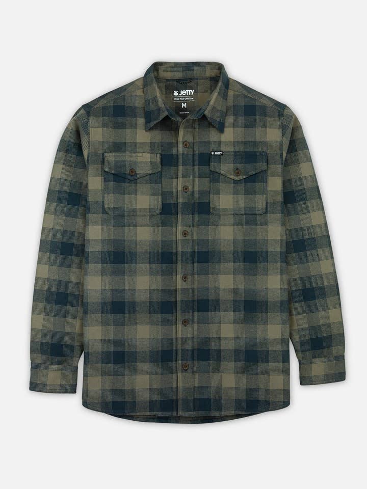 Breaker Flannel - Brown for wholesale by Jetty