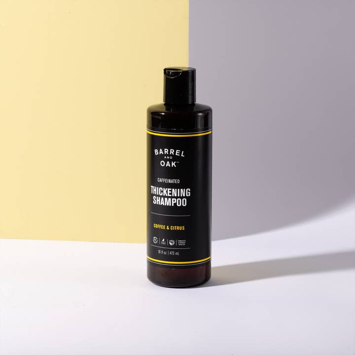 Gentlemen's Hardware - Wholesale Hair Shampoo - Caffeinated Thickening Shampoo - Coffee & Citrus 16 oz
