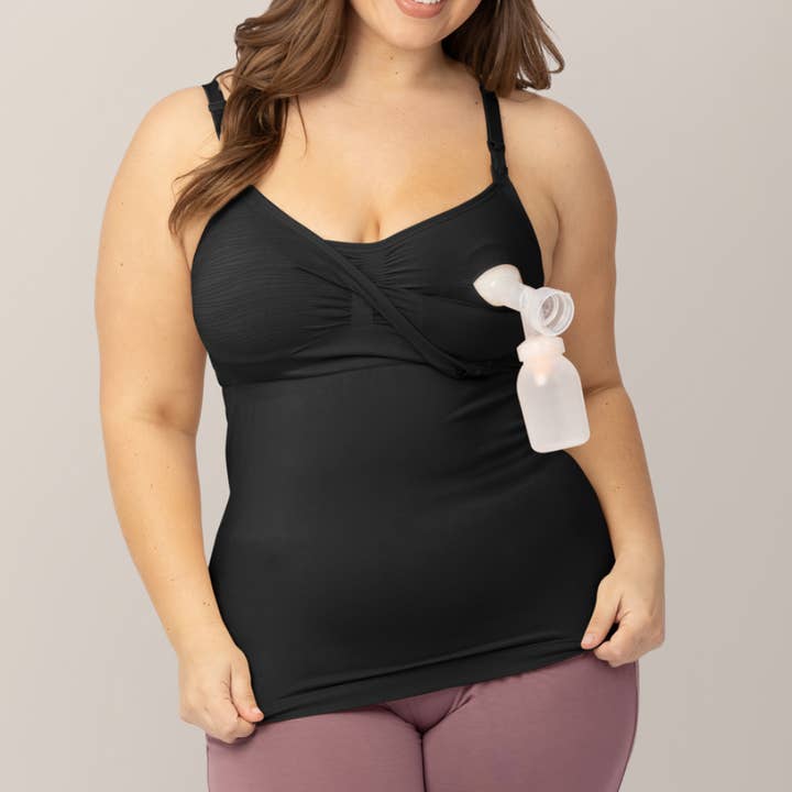 Black Sublime® Hands-Free Pumping & Nursing Tank for wholesale on Faire6