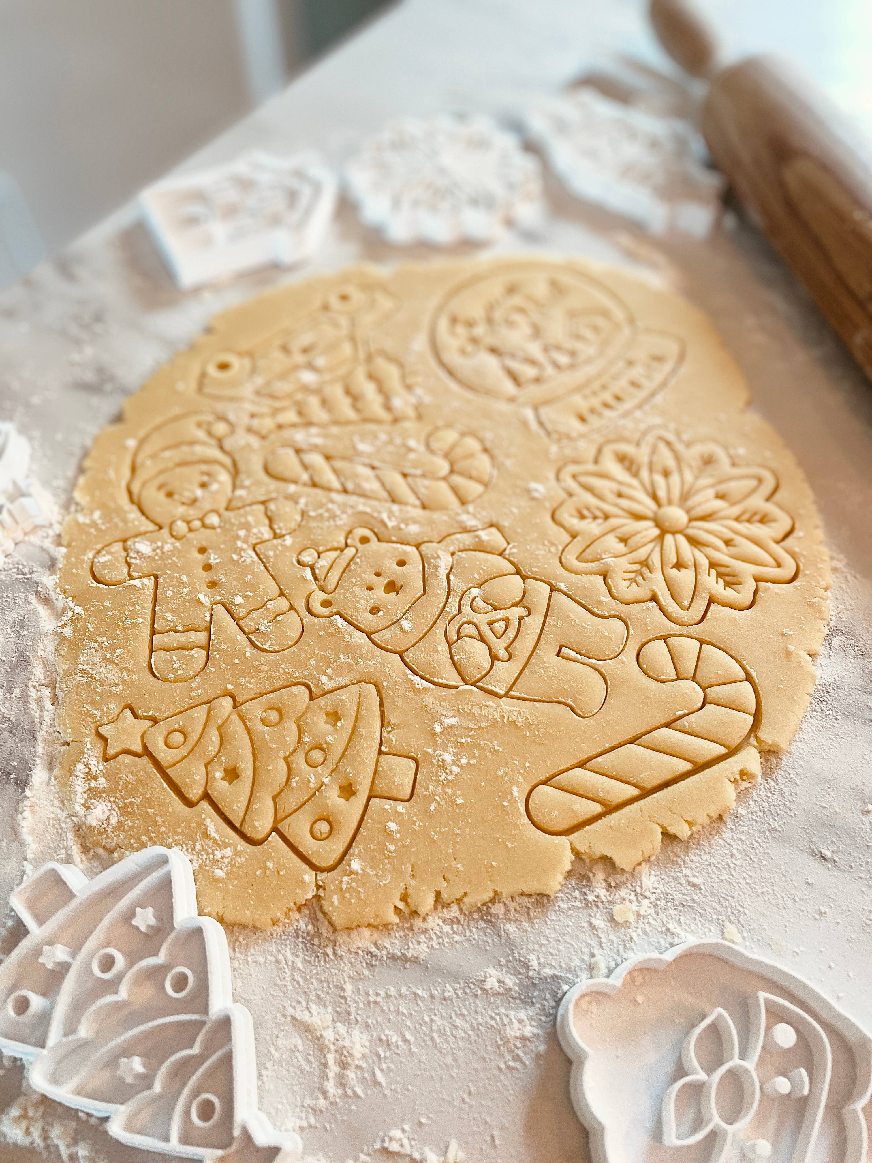 Print Your Love - Wholesale Cookie Cutter - Winter Sweetness Cookie Cutters - Christmas Flower2