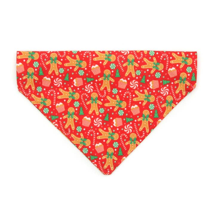 «Christmas Treats - Red» - Bandana per gatti e cani di piccola taglia per la vendita all'ingrosso da parte di Made By Cleo