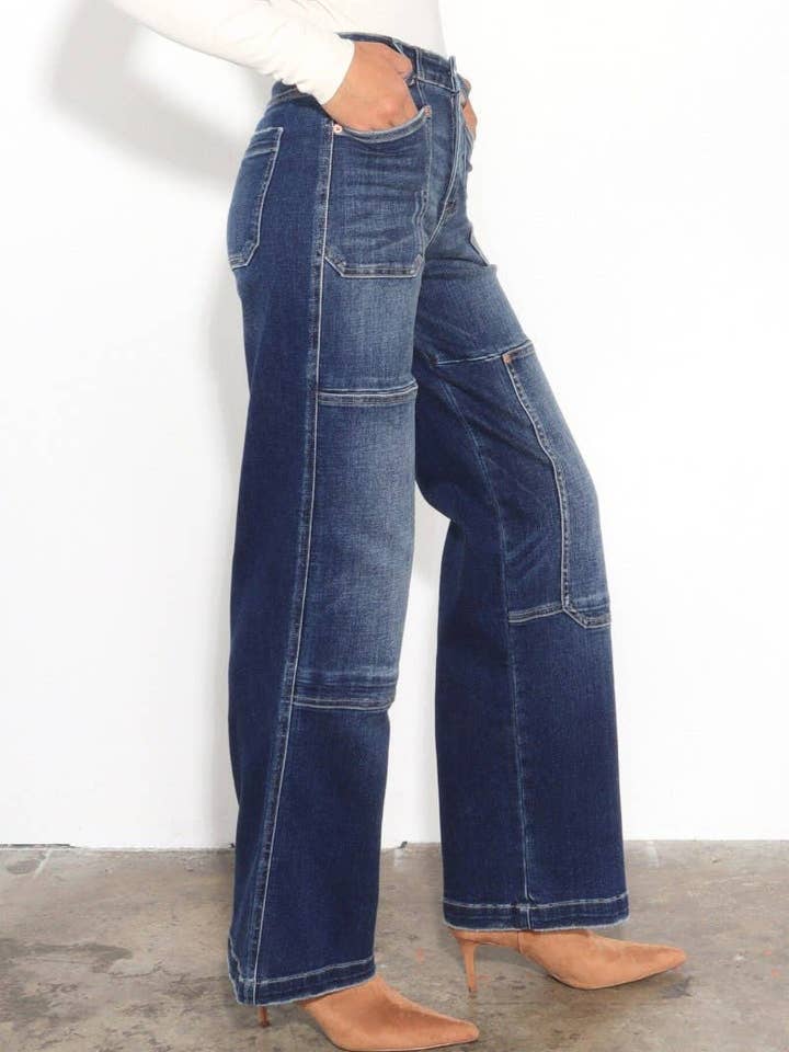 a.ell design – wholesale Jeans – Women’s – WIDE LEG POCKET JEANS4