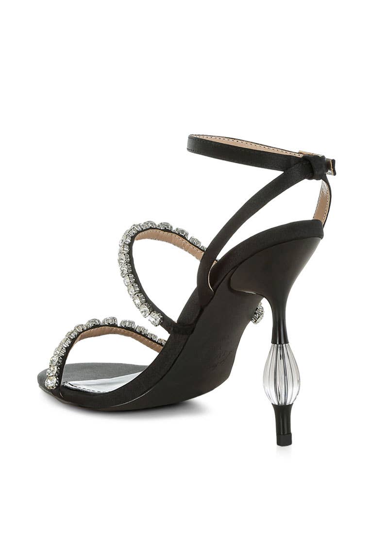 Rag Company - Wholesale High Heels - Women's - Aragon Diamante Embellished Fantasy Heel Sandals11