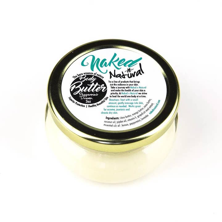 Peppermint Dream Body Butter for wholesale by Naked -n- Natural