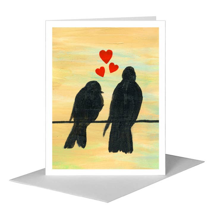 Silhouettes, Greeting Card (#7870S) for wholesale by Printed Canvas