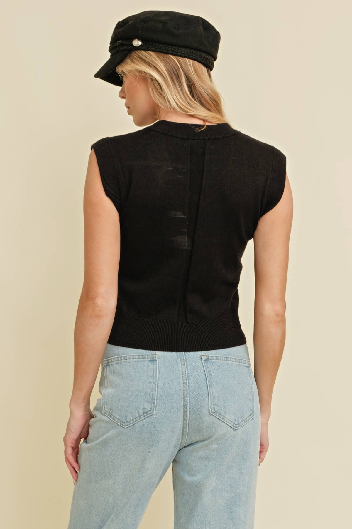 Cloud Ten - Wholesale Knit Sweater - Women's - CSW9821 - Women's Rib Neck Knit Sweater15