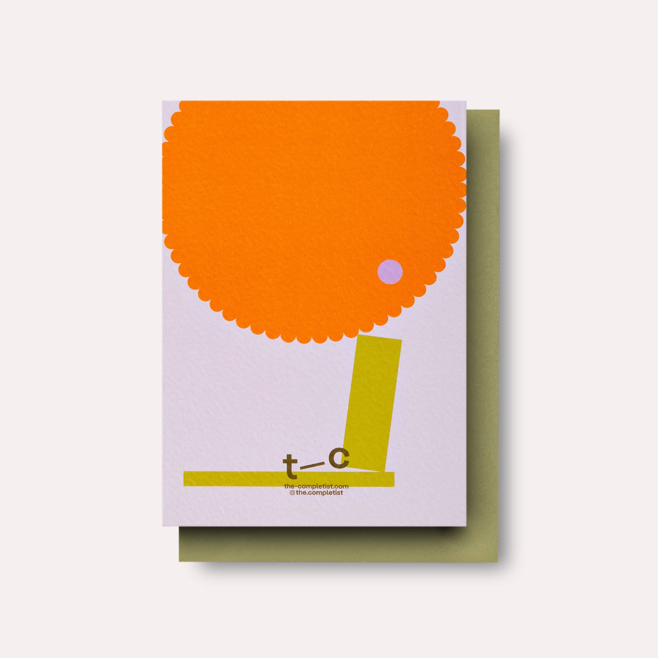 The Completist (No duties on USA orders!) – wholesale Thank you card – Ellipse Thank You Card1